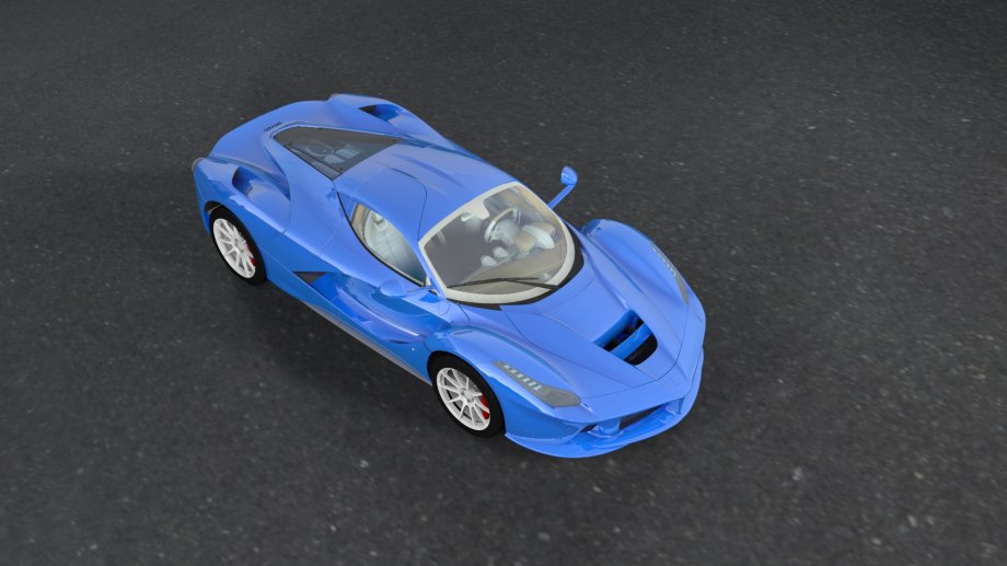 法拉利跑车3D模型3