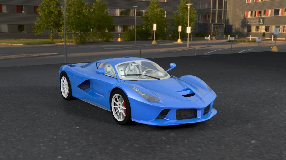 法拉利跑车3D模型4