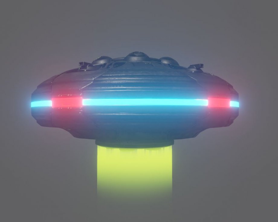 次时代外星飞碟3D模型0