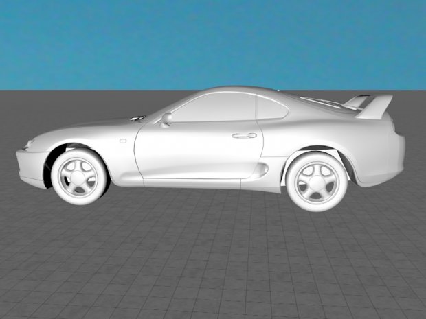 3D丰田汽车模型2