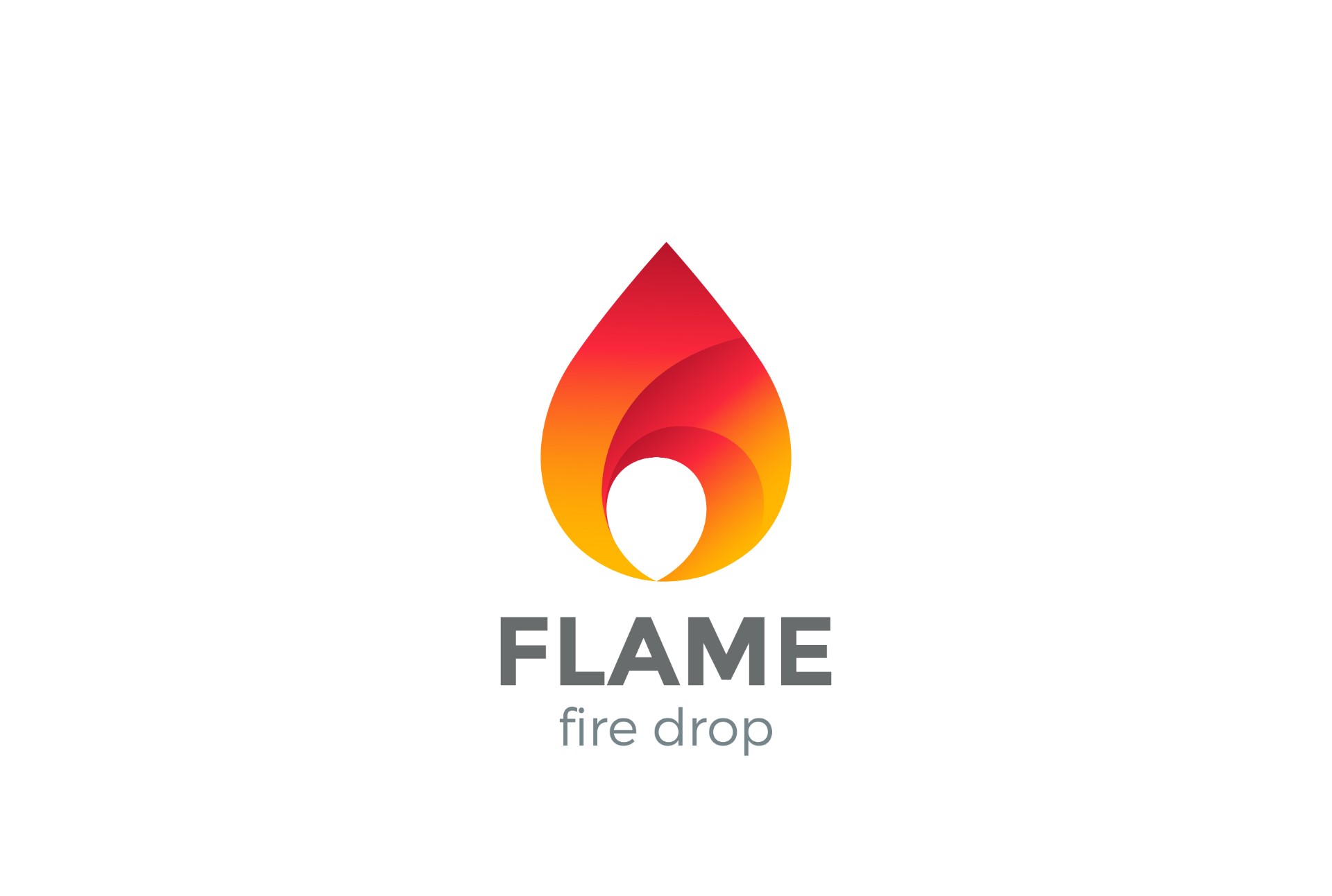 火焰标志Logo矢量图0