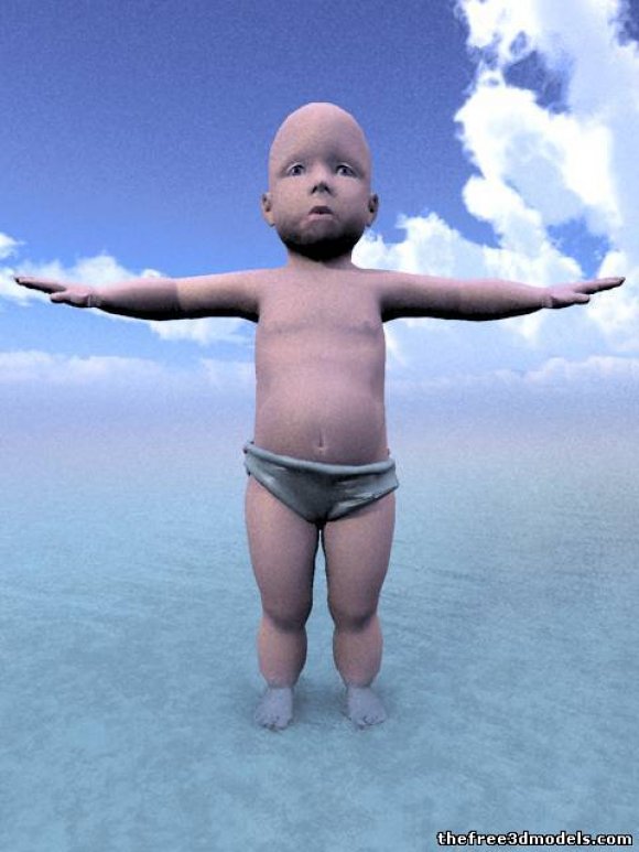 小宝宝3D模型0