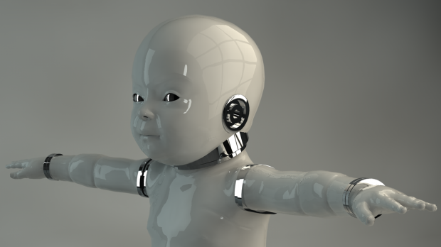 婴儿机器人3D模型0
