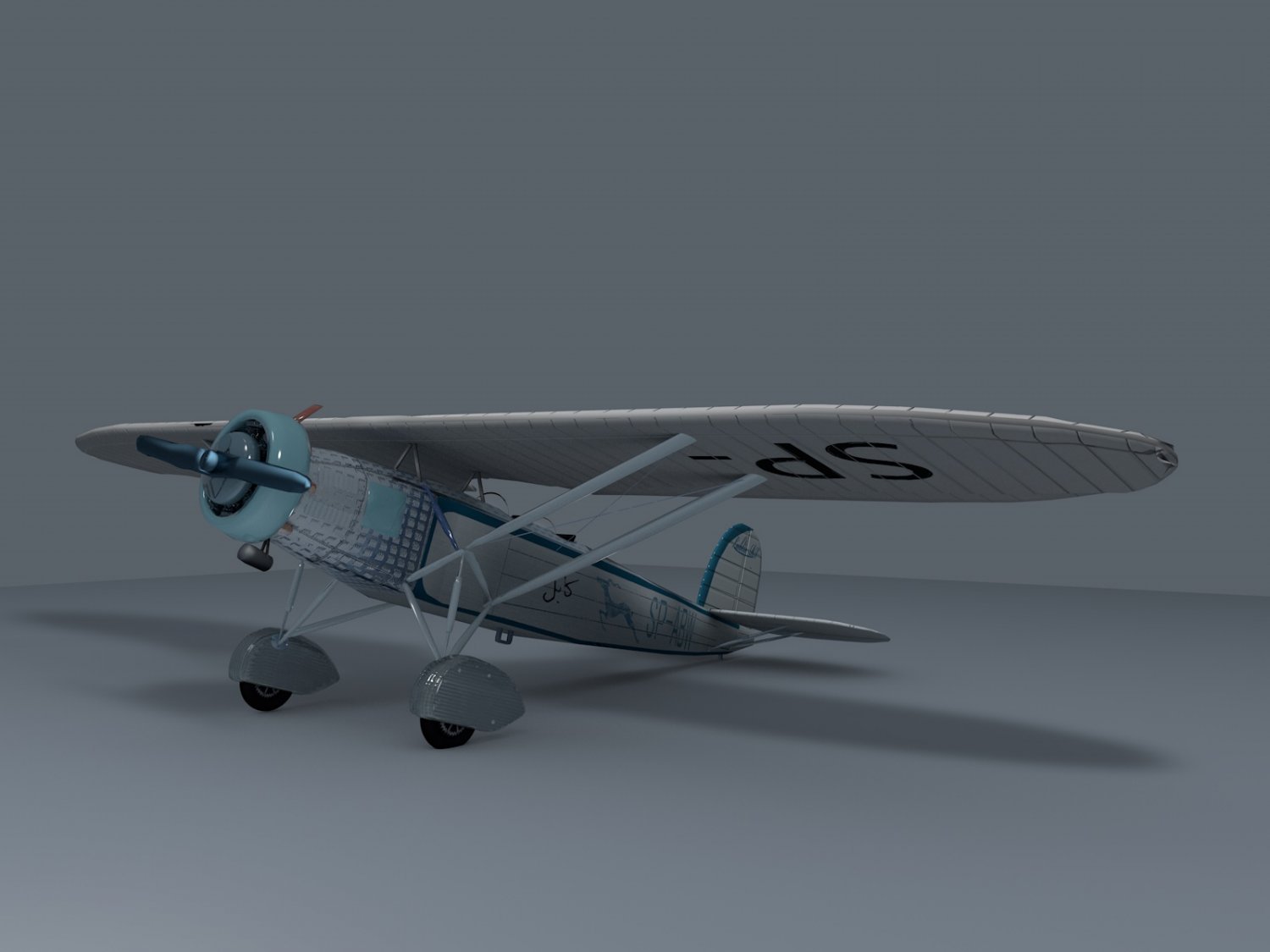 复古飞机模型2