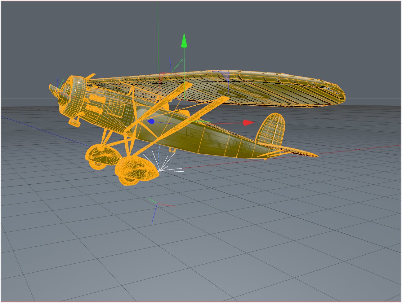 复古飞机模型4