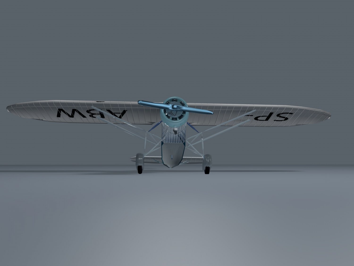复古飞机模型3