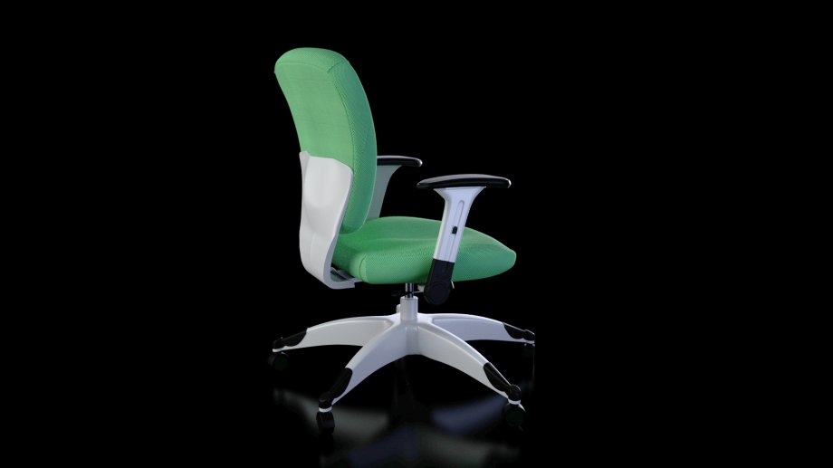 绿色旋转椅3D模型1