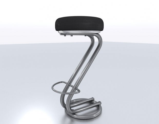 酒吧椅子3D模型2