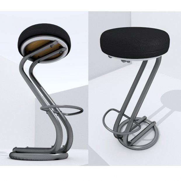 酒吧椅子3D模型0