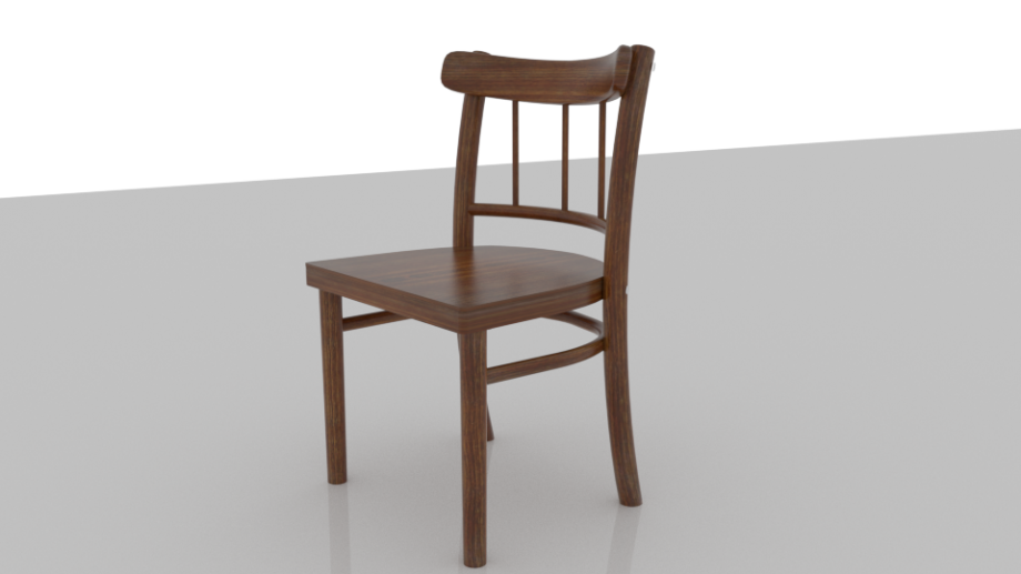 新中式椅子3D模型0