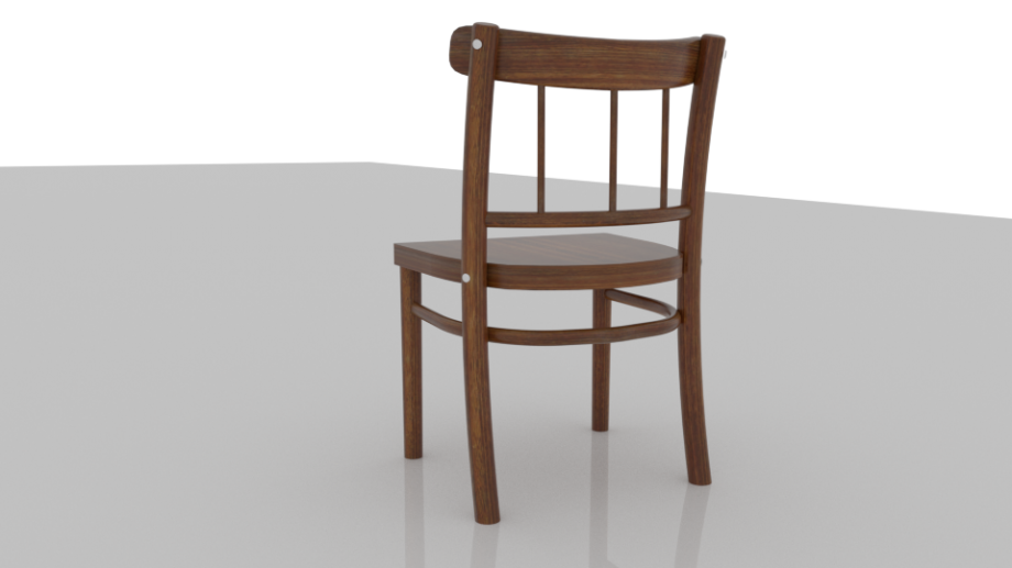 新中式椅子3D模型1