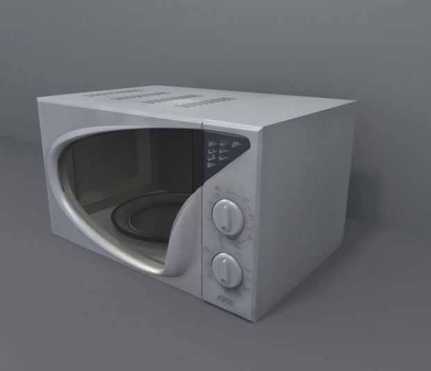 家用微波炉3D模型2