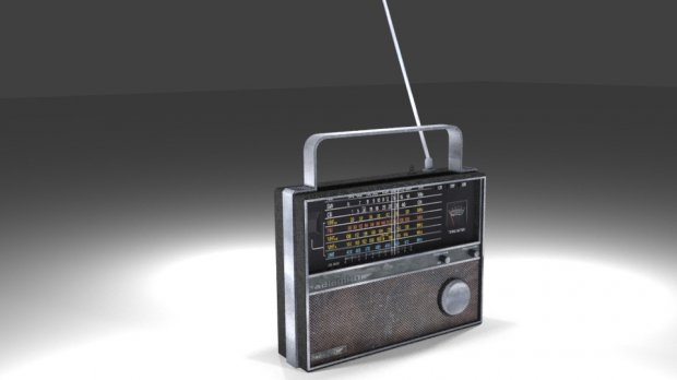 复古老式收音机3D模型1