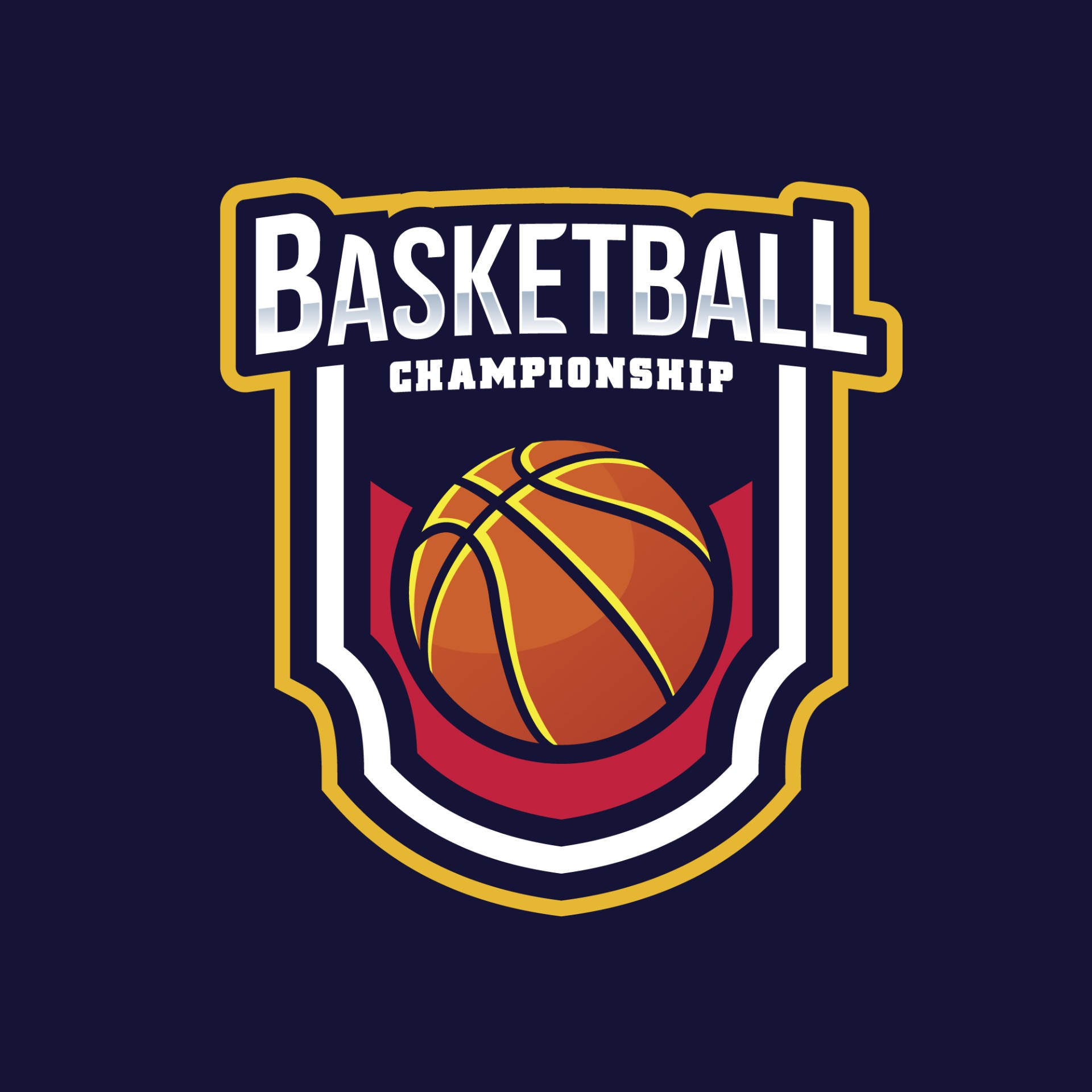 篮球标志Logo矢量图0