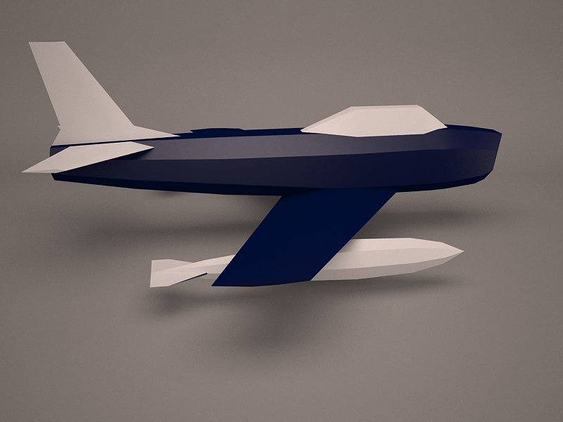 军用飞机3d模型1