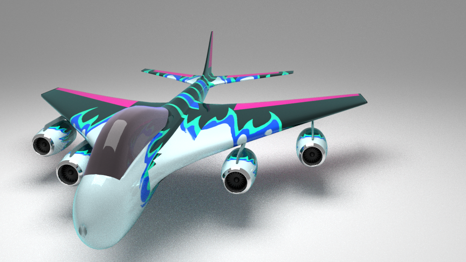 特技飞行机3d模型0