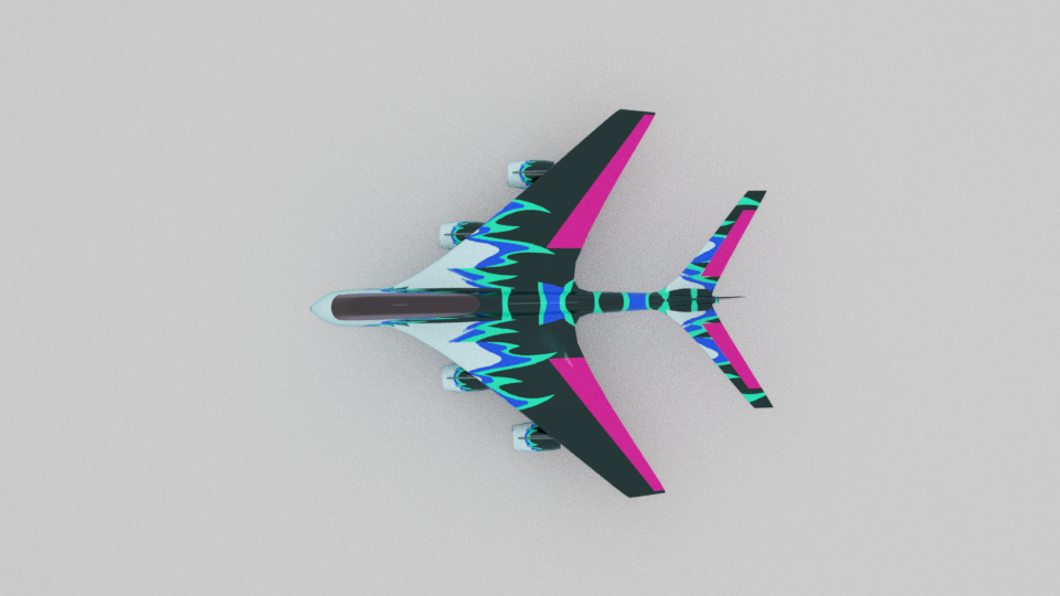 特技飞行机3d模型1