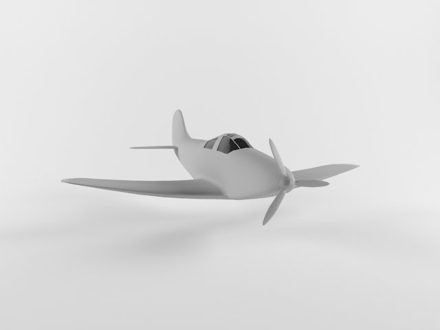 水上飞机3d模型0