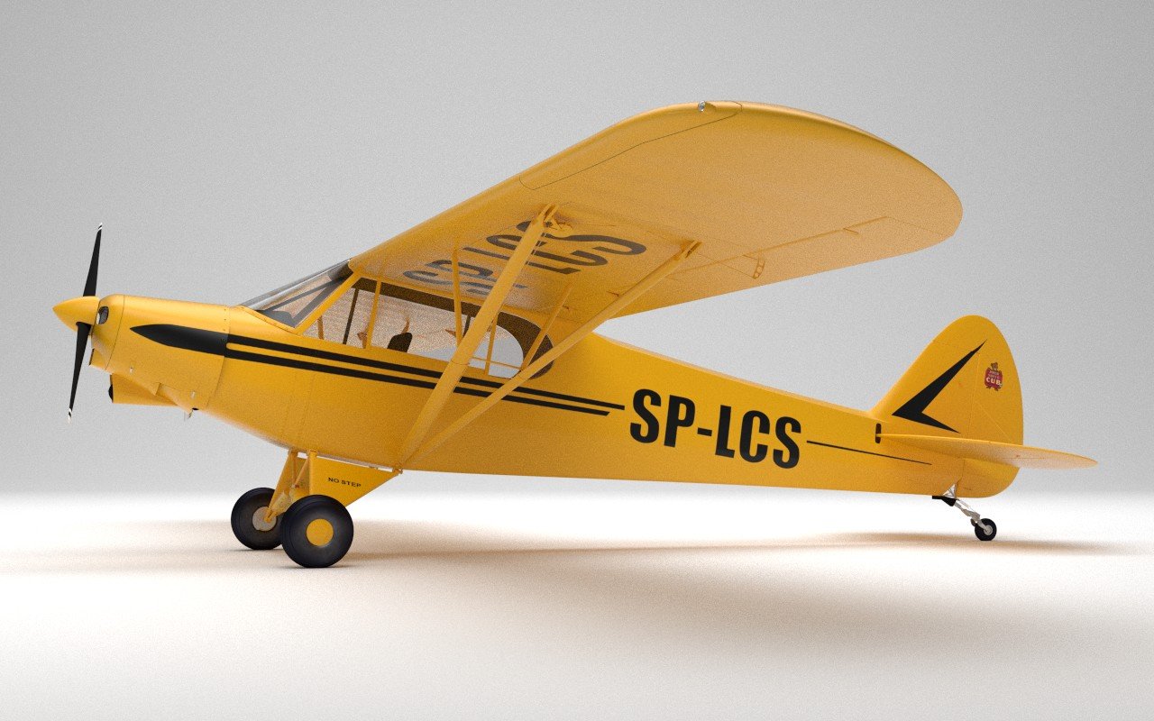 超小型飞机3d模型0