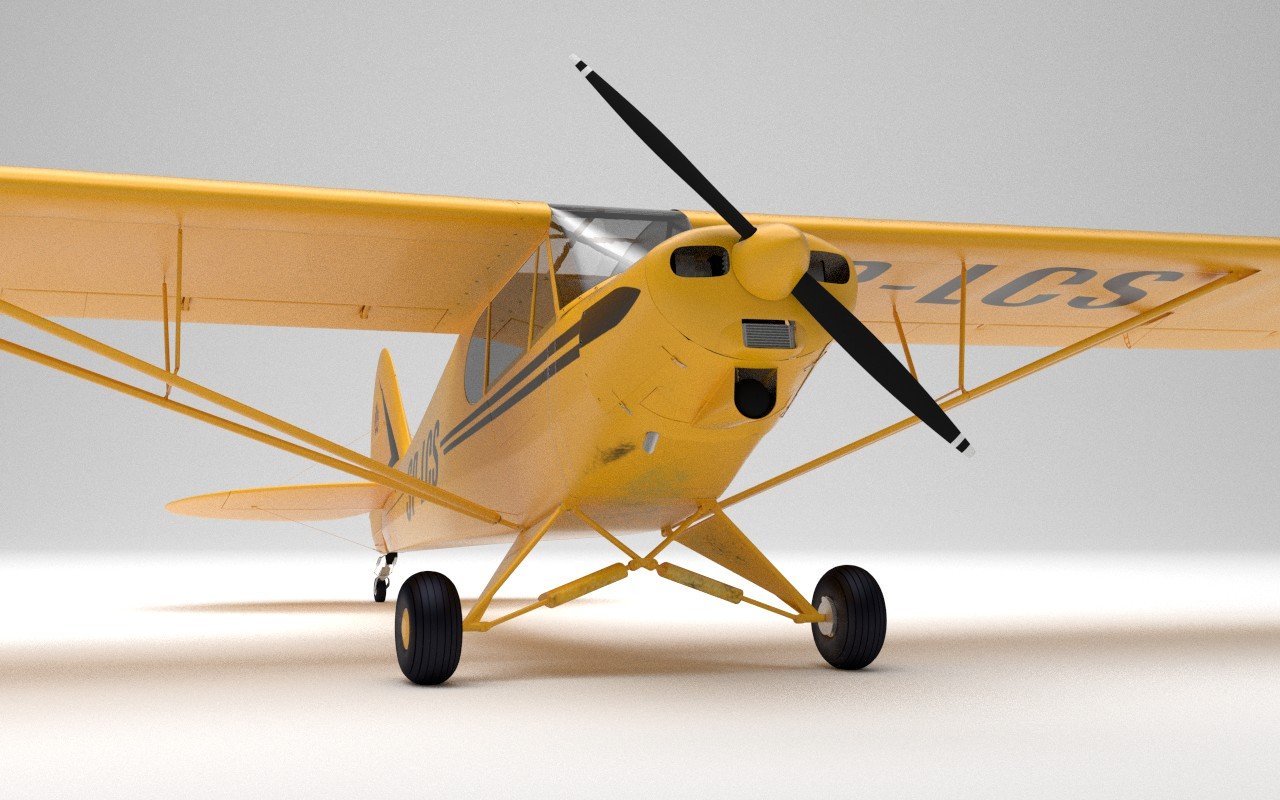 超小型飞机3d模型4