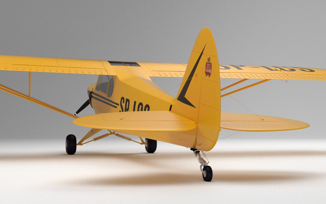 超小型飞机3d模型3
