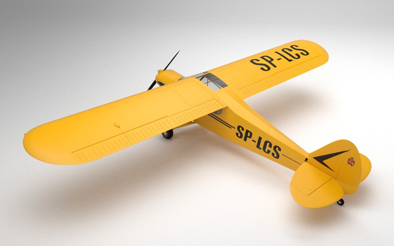 超小型飞机3d模型2