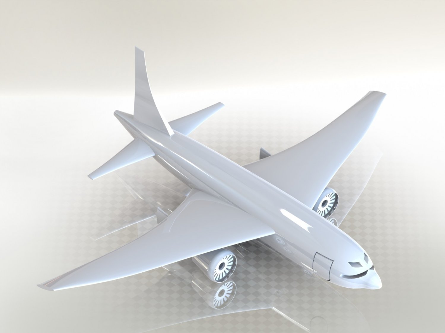 客机3d模型0