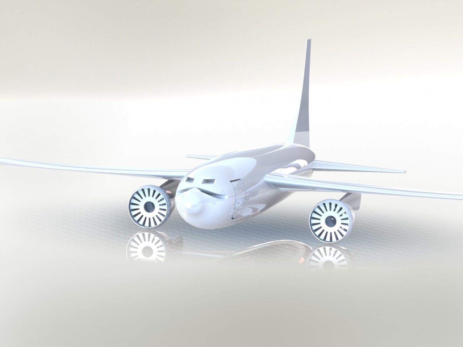客机3d模型1