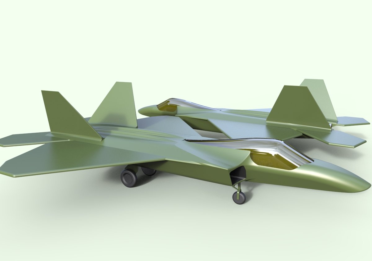 军用战斗机模型0