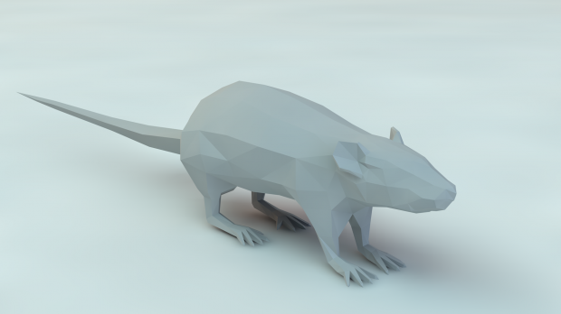 长尾鼠3D模型0