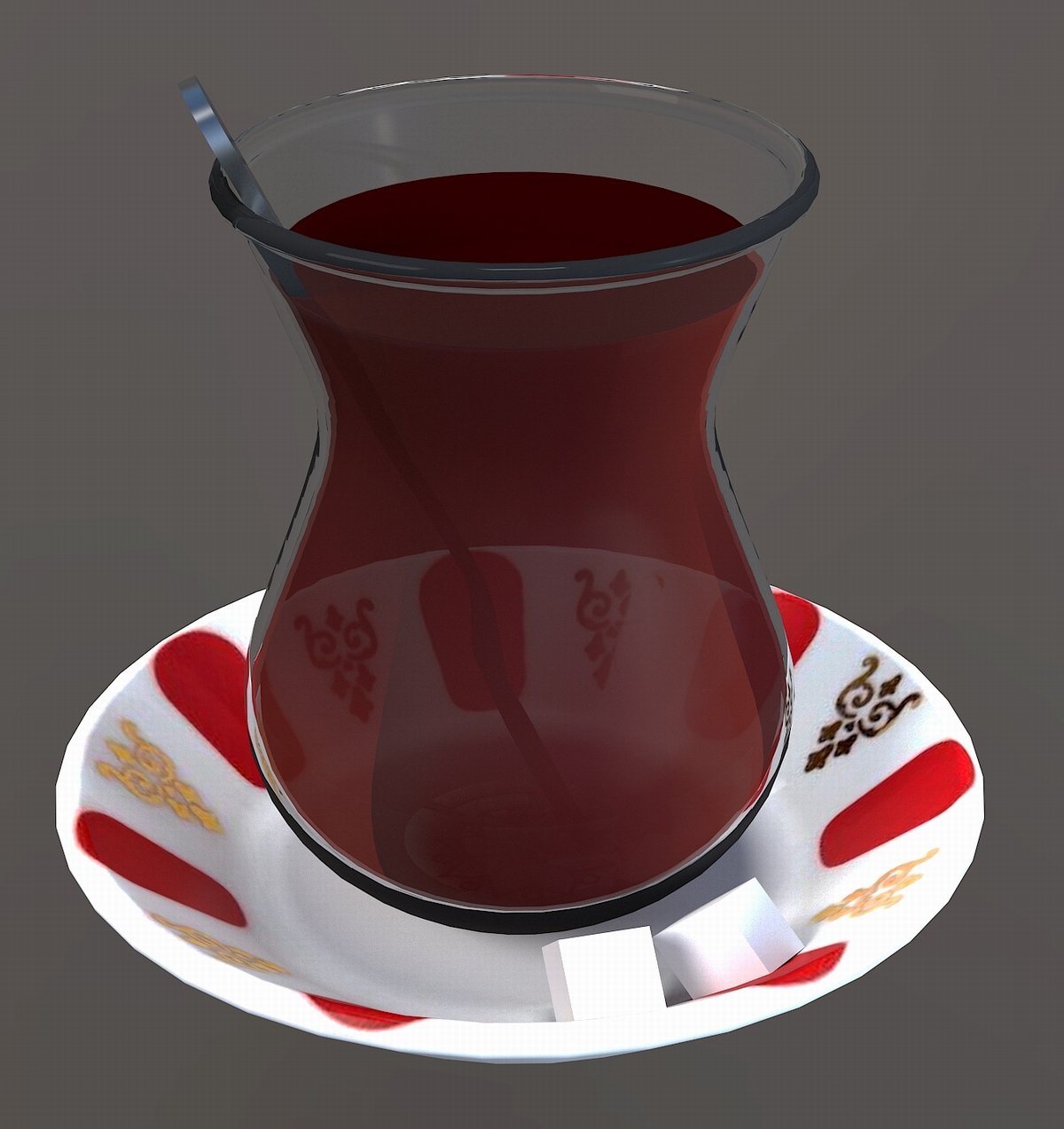 土耳其茶3d模型0