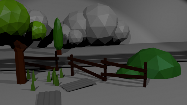 植物动画场景3D模型0