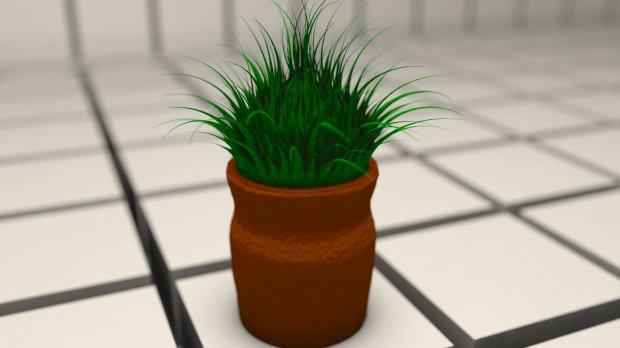 室内盆栽植物3D模型0