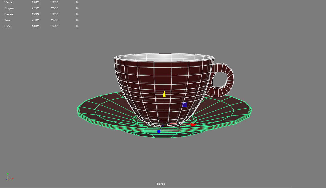 咖啡杯套装3d模型0