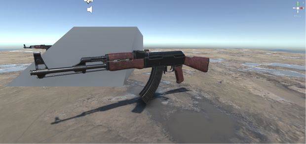 AK47自动步枪3D模型1
