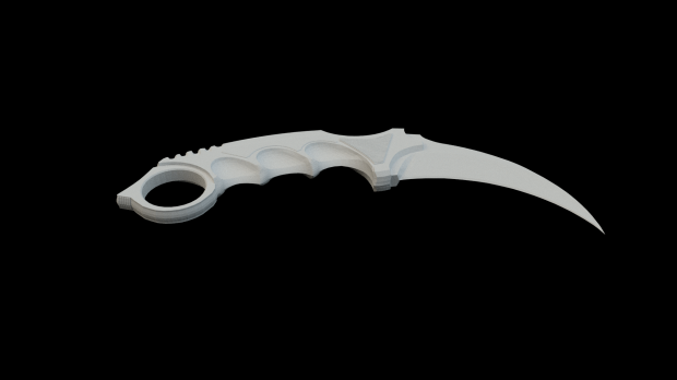 经典爪子刀3D模型0