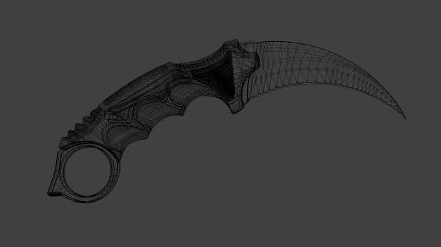 经典爪子刀3D模型1