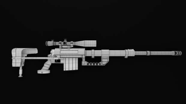 m200狙击步枪3D模型5