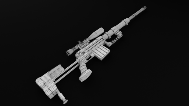 m200狙击步枪3D模型4