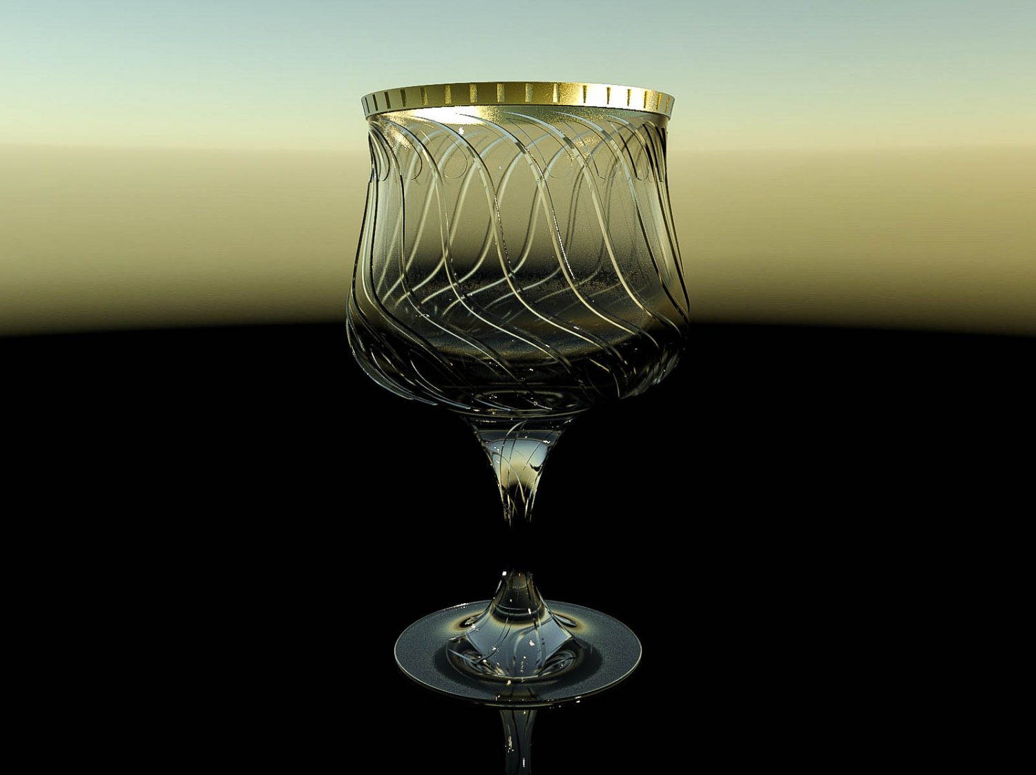 葡萄酒玻璃杯3d模型1