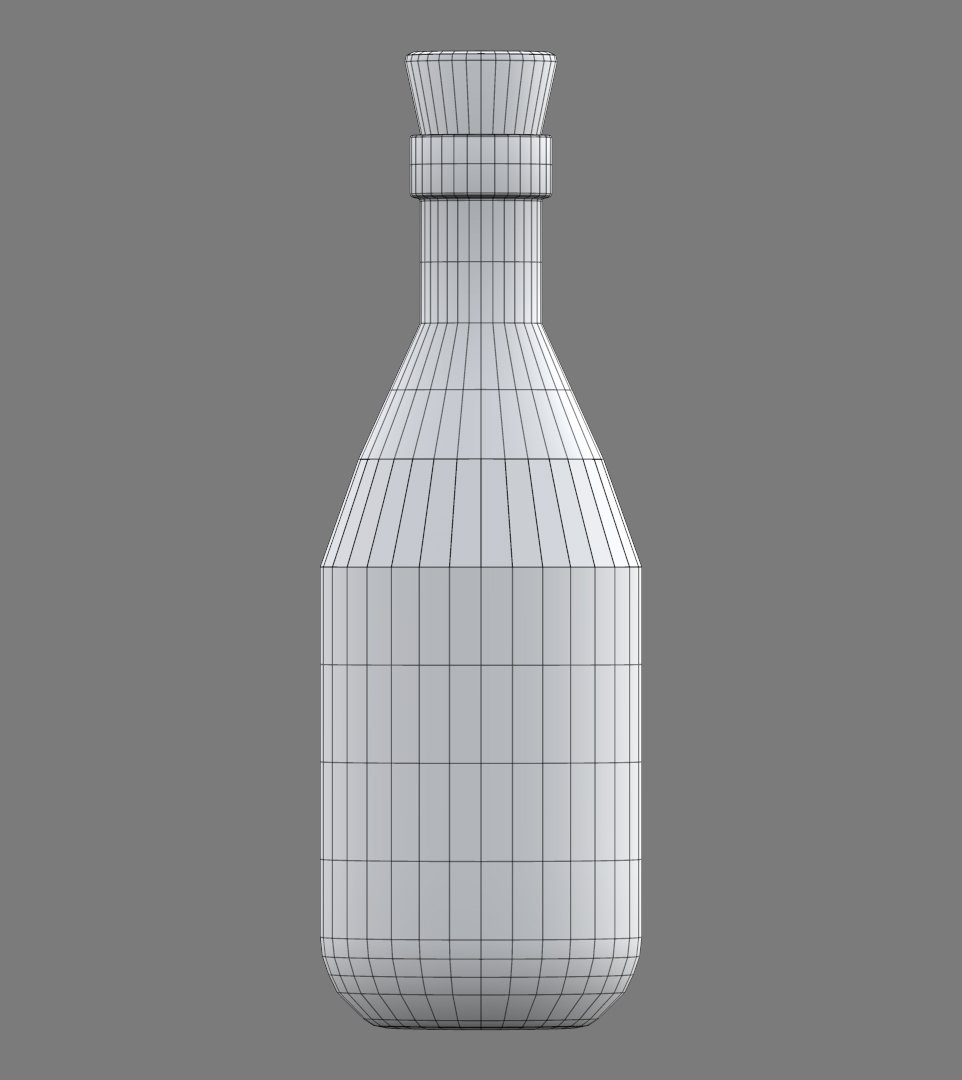 酒瓶3d模型2