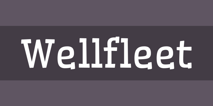 wellfleet字体1