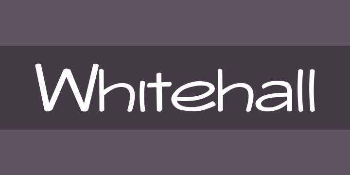 whitehall字体3