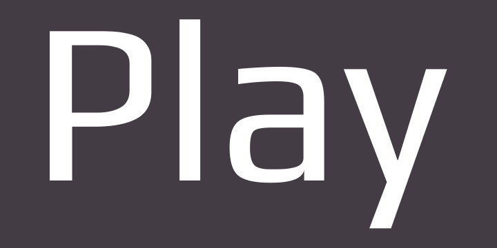 play无衬线字体1