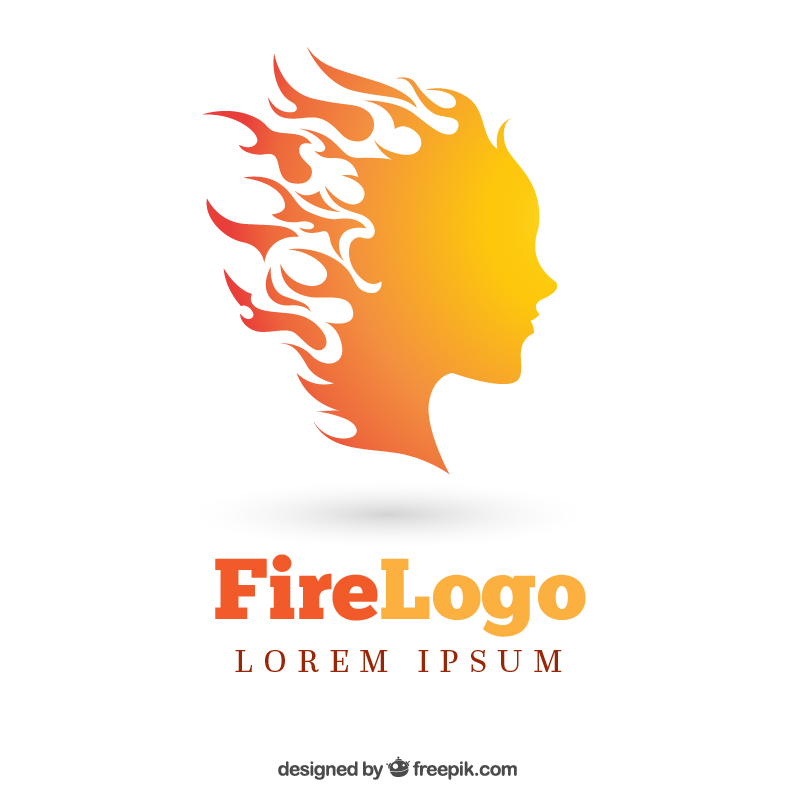 火热女人Logo矢量图0