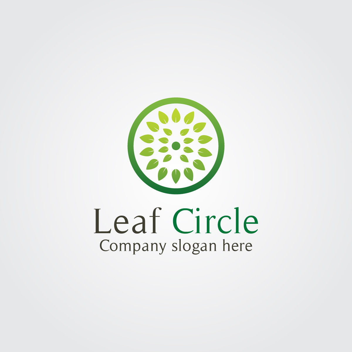 抽象叶圆柠檬标志Logo矢量图0