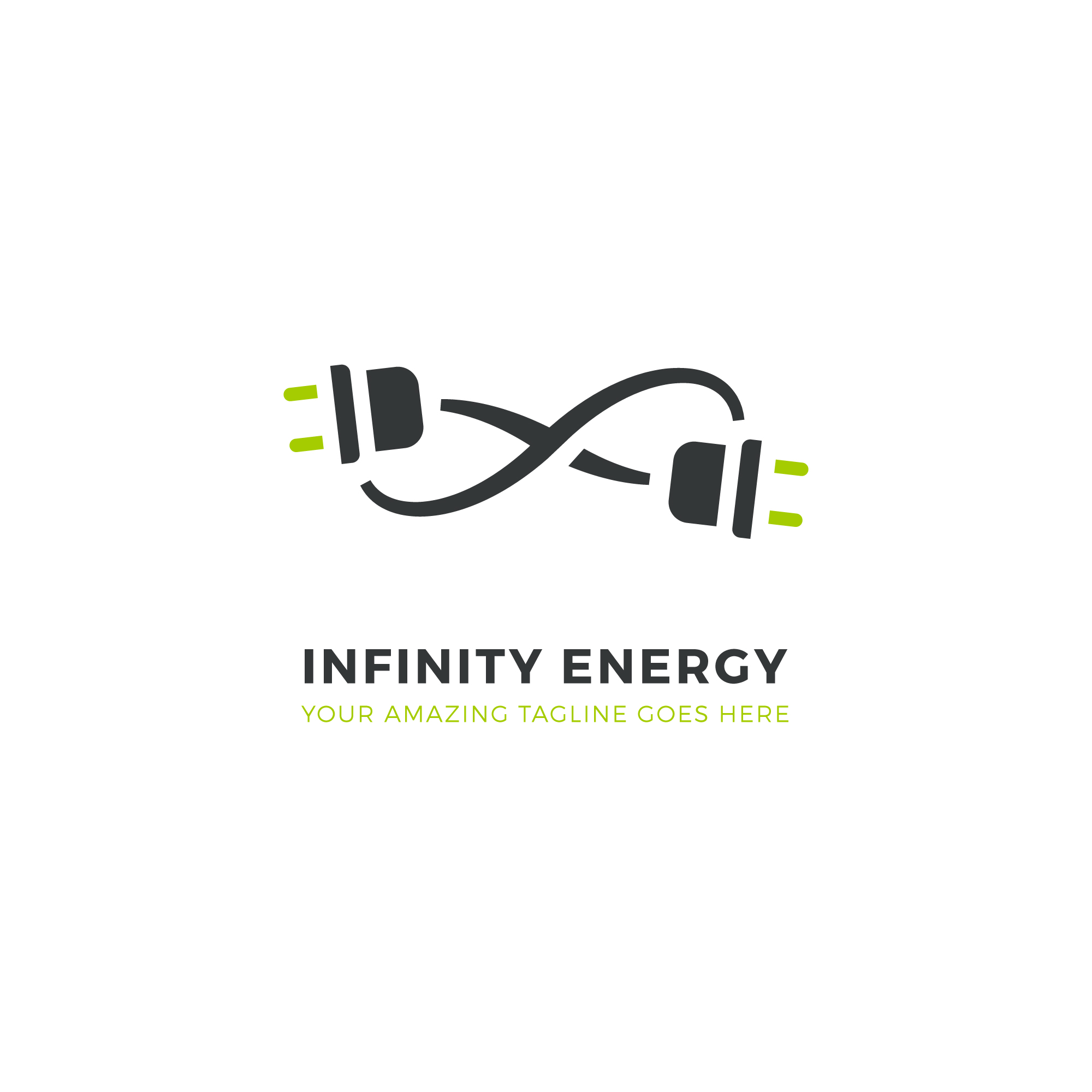 无限能量标志Logo矢量图0