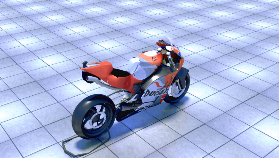 摩托车3d模型2
