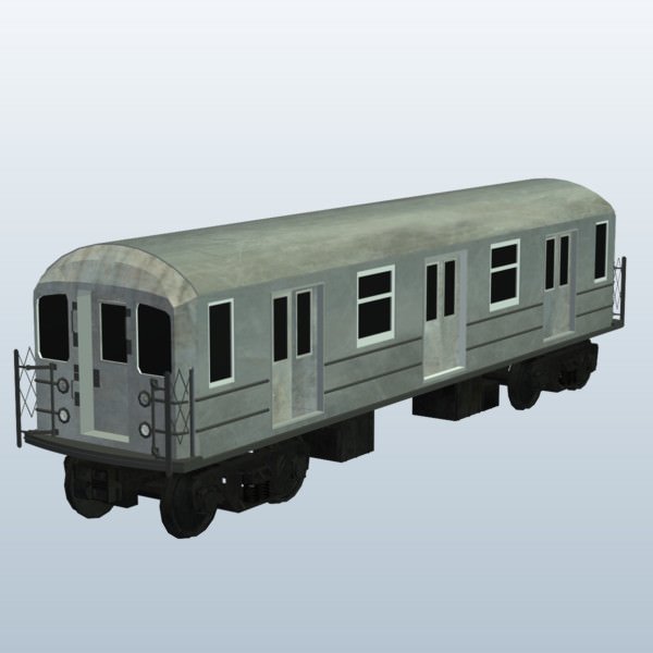 地铁车3D模型0