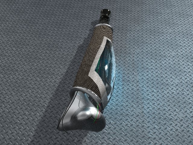 机器人腿3d模型1